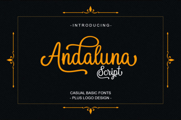 Andaluna: A Script Font for Modern Branding