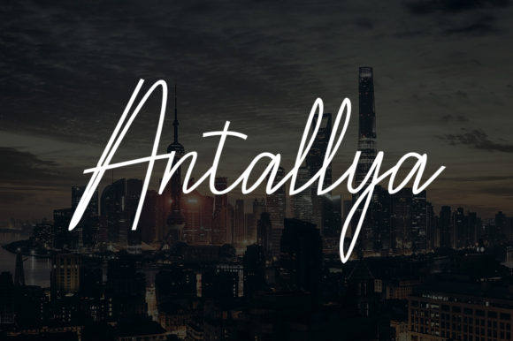 Antallya: A Handwritten Font That Elevates Campaign Design