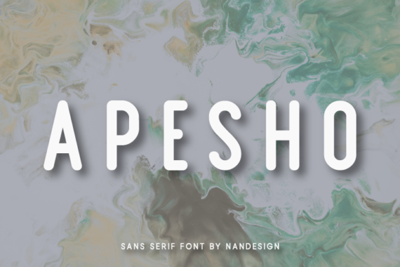 Apesho: A Modern Sans Serif for Bold Branding