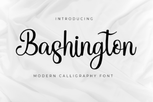 Bashington: A Sweet Script Font for Digital Design