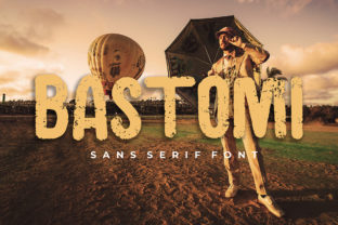 Bastomi: A Raw Sans Serif Font for Handmade Creations