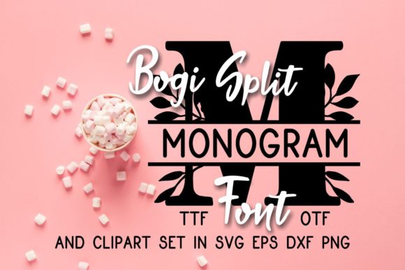 Bogi Split Monogram: A Stylish Font for Bold Campaigns
