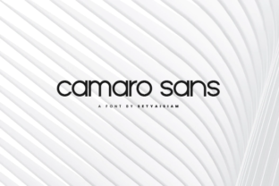 Camaro Sans Serif Font for Handmade Creations