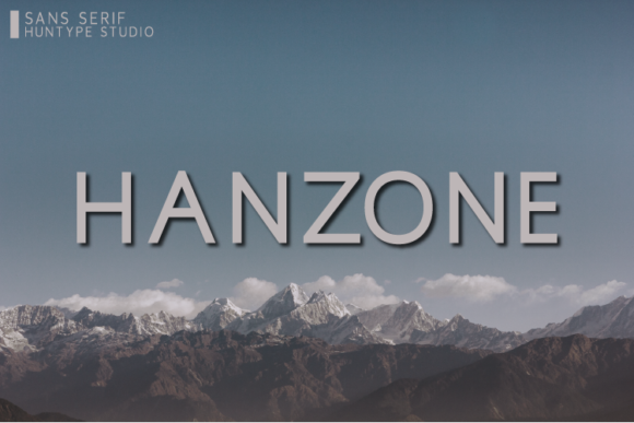 Hanzone: A Bold Sans Serif Font for Digital Branding