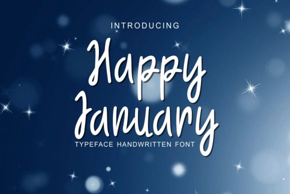 Happy January: A Handwritten Font That Elevates Digital Design
