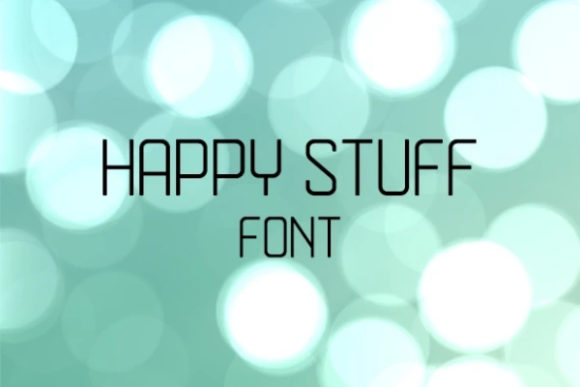 Happy Stuff: A Modern Sans Serif Font for Digital Marketing