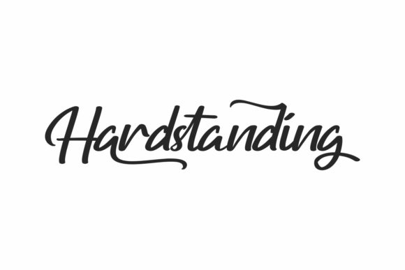 Hardstanding: A Handwritten Font for Thoughtful Typography