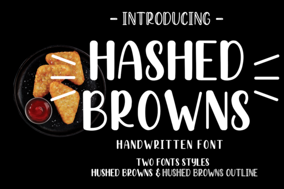 Hashed Browns Font for Handmade Creations