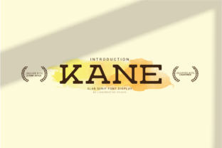 Kane: A Clean Slab Serif Font for Polished Branding
