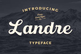 Landre: A Handwritten Font for Modern Web Design