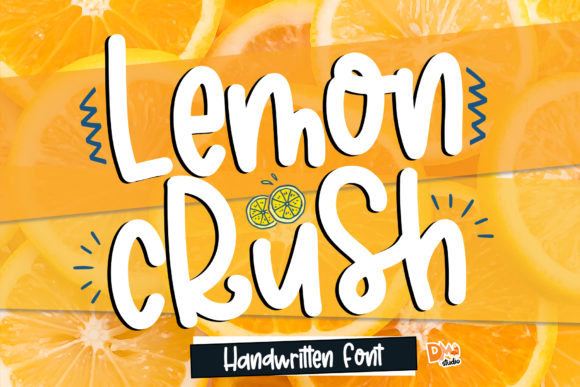 Lemon Crush Font for Handmade Creations