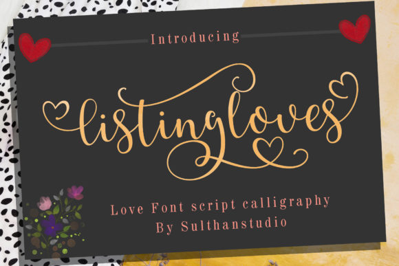 Listing Loves: A Handwritten Font for Creative Makers