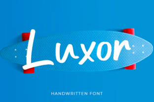 Luxor: A Modern Handwritten Font for Digital Creativity
