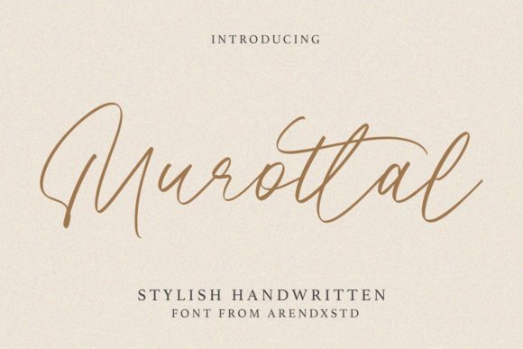 Murottal: A Handwritten Font for Professional Branding
