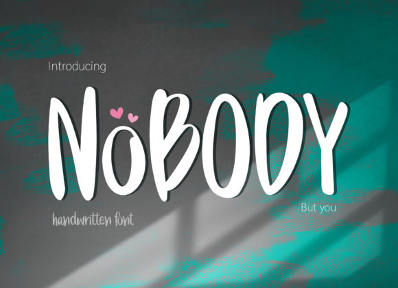 Nobody Font for Web Design