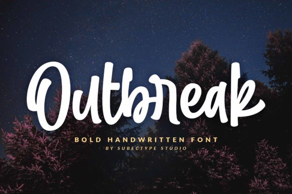 Outbreak Font Review: A Friendly Script for Creative Projects