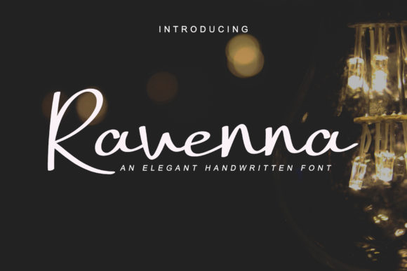 Ravenna: A Script Font That Elevates Your Editorial Design