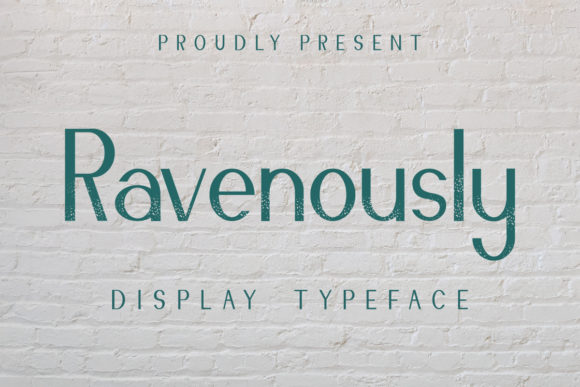 Ravenously: A Modern Serif Font for Editorial Elegance
