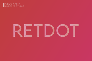 Retdot: A Modern Sans Serif Font for Editorial Design
