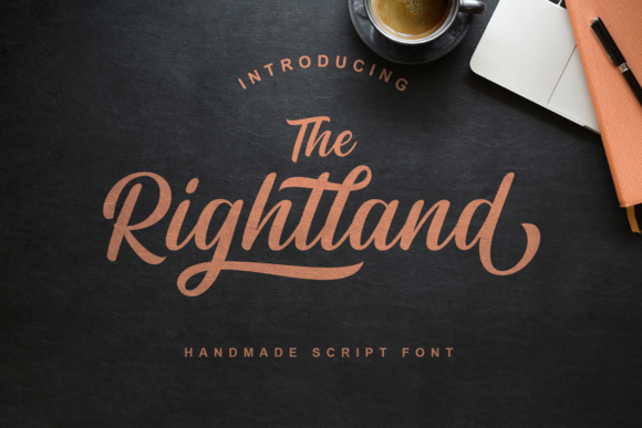 Rightland: A Handwritten Font for Crafters and Creators