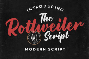 Rottweiler: A Handwritten Font for Editorial Elegance