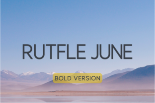 Rutfle June Bold for Branding Projects