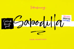 Sapodilla: A Handwritten Font for Thoughtful Design