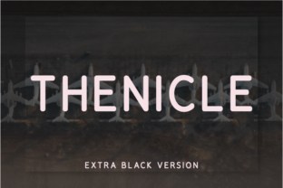 Thenicle Extra Black: A Font That Elevates Brand Identity