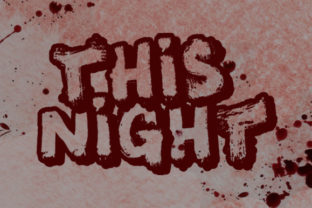 This Night: A Bold Blackletter Font for Modern Editorial Design