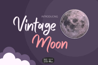 Vintage Moon Font for Business Branding